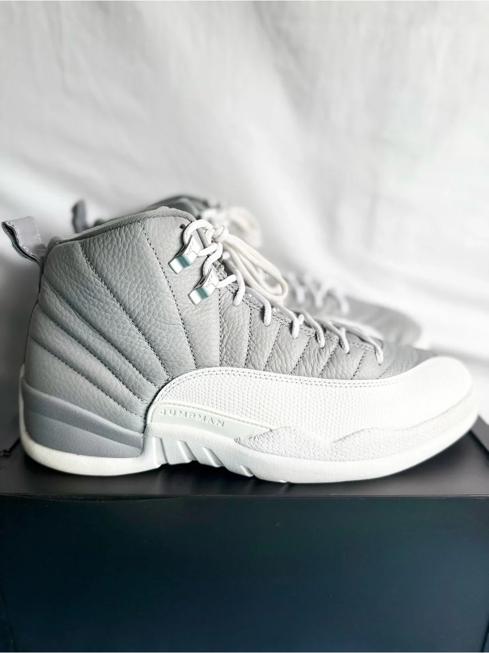AUTHENTIC Jordan 12 Retro Stealth Grey size 10 CT8013-015 2022 PRE-OWNED